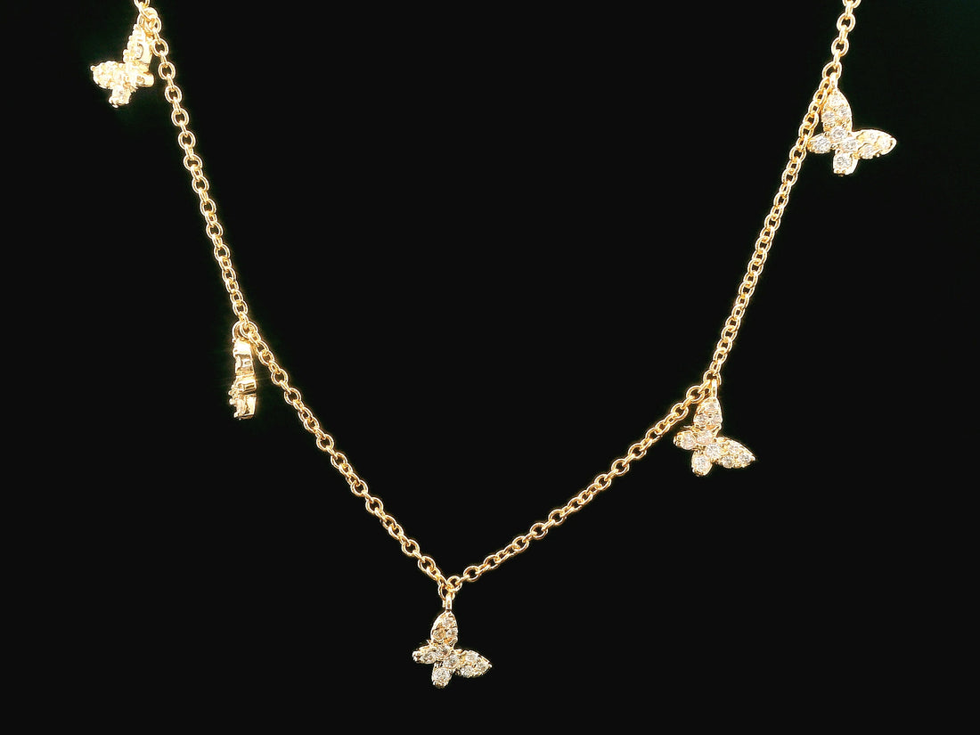 Zircon Chain Pendant Set 20976