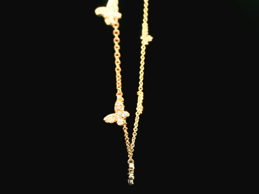Zircon Chain Pendant Set 20976