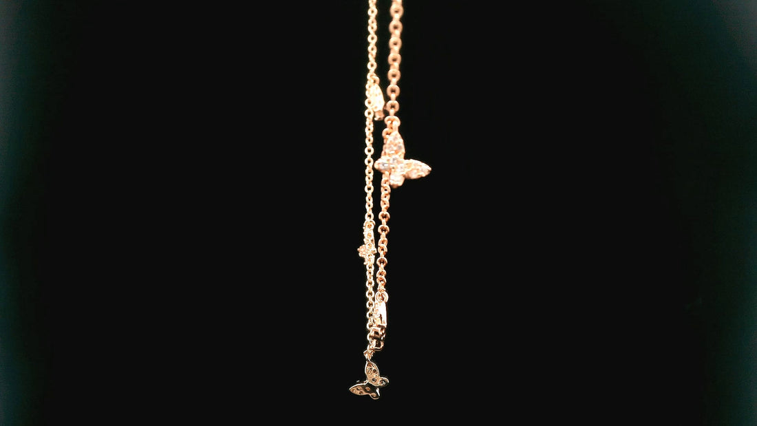 Zircon Chain Pendant Set 20976