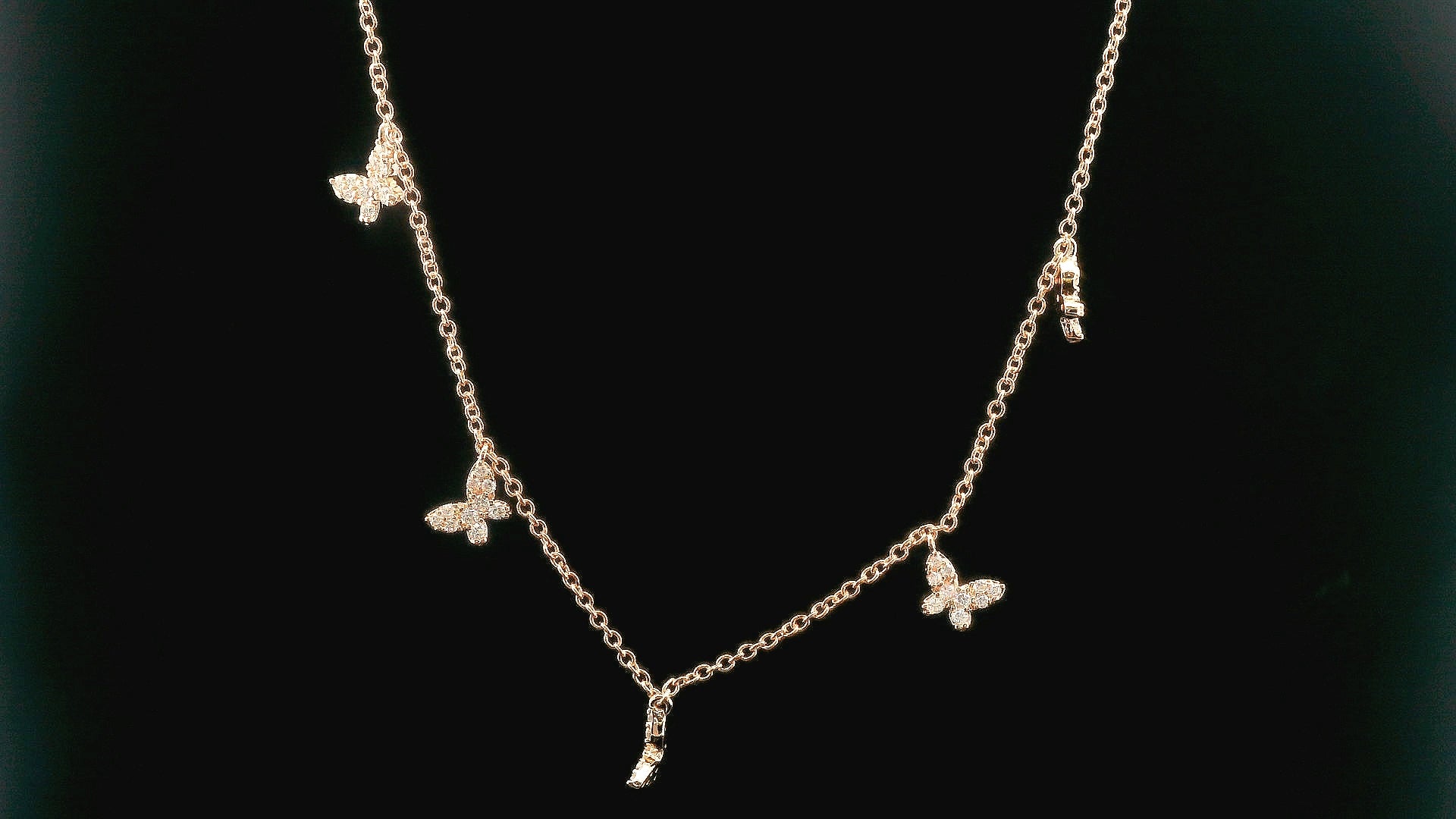 Zircon Chain Pendant Set 20976
