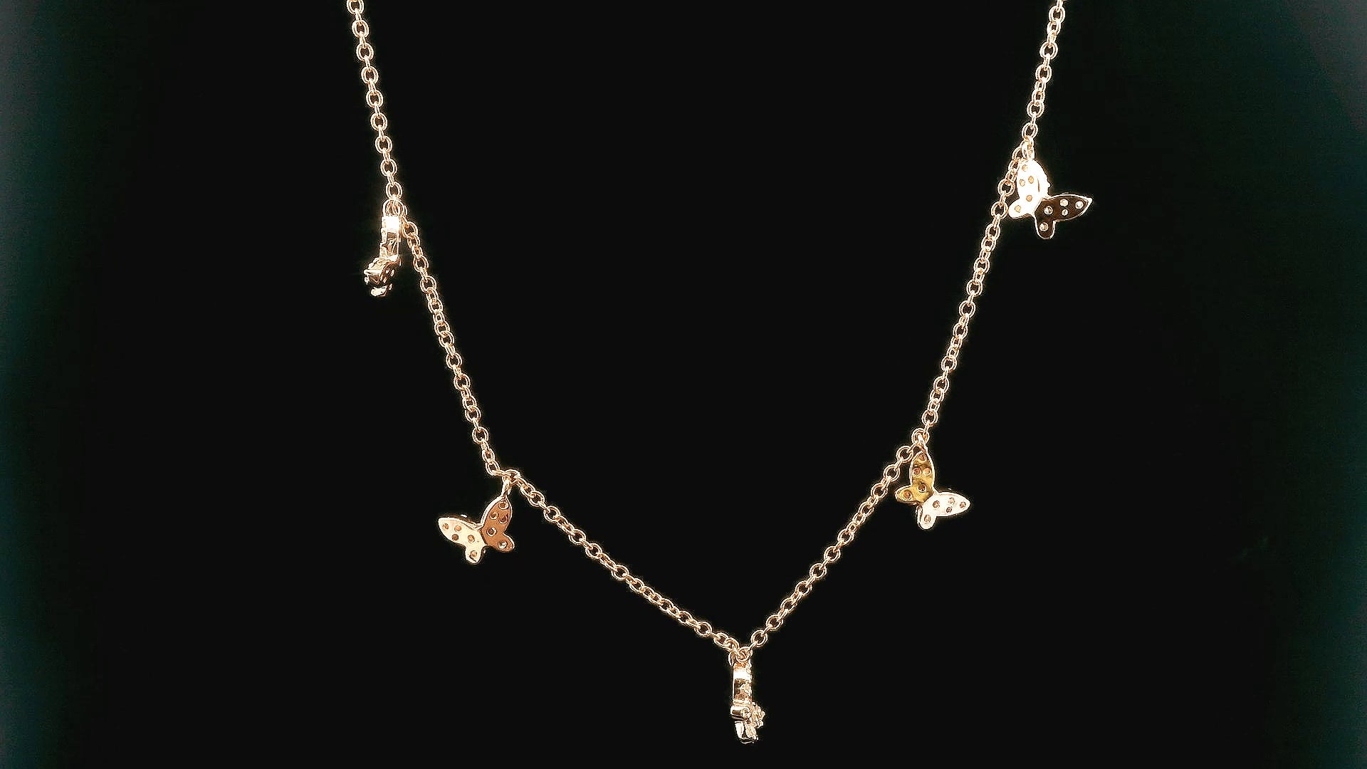 Zircon Chain Pendant Set 20976