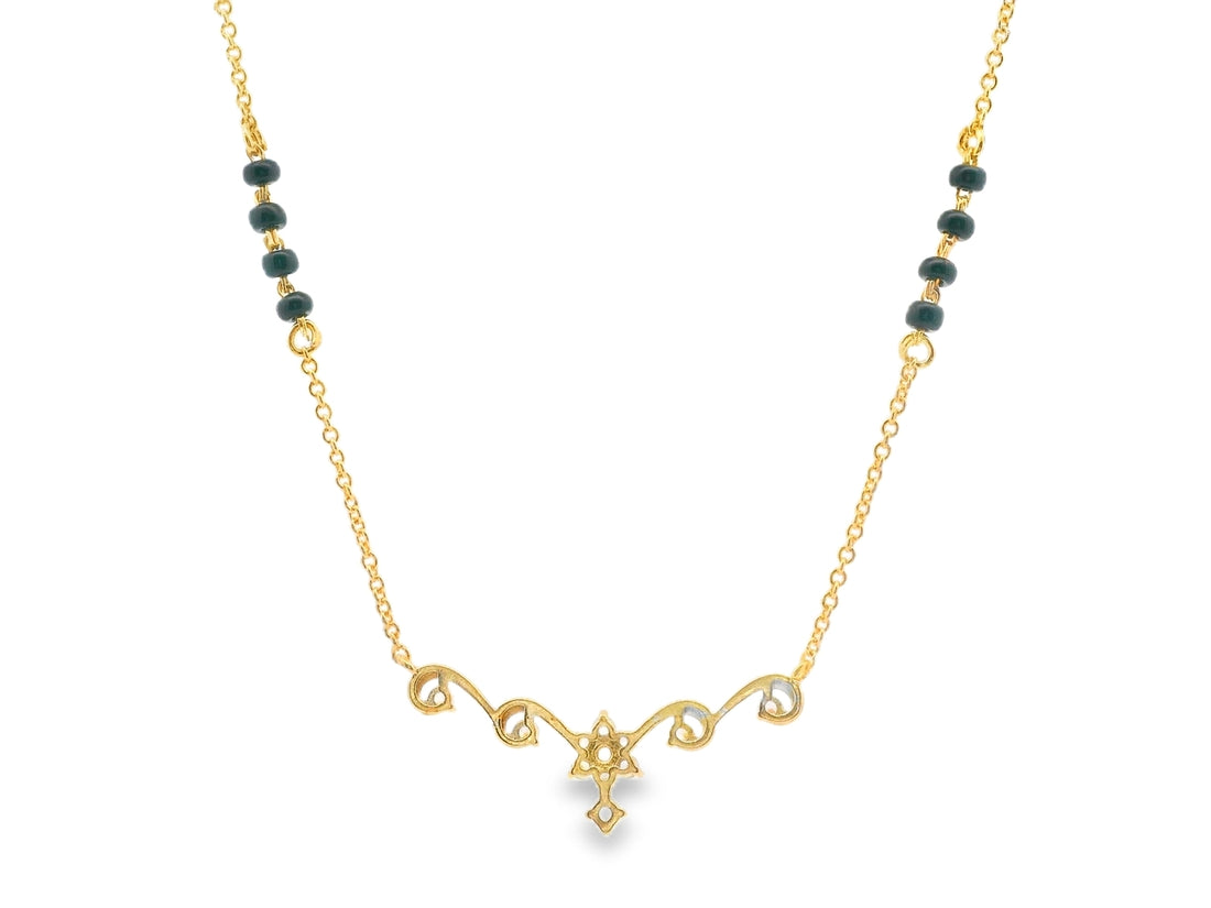 Zircon Mangalsutra  24427