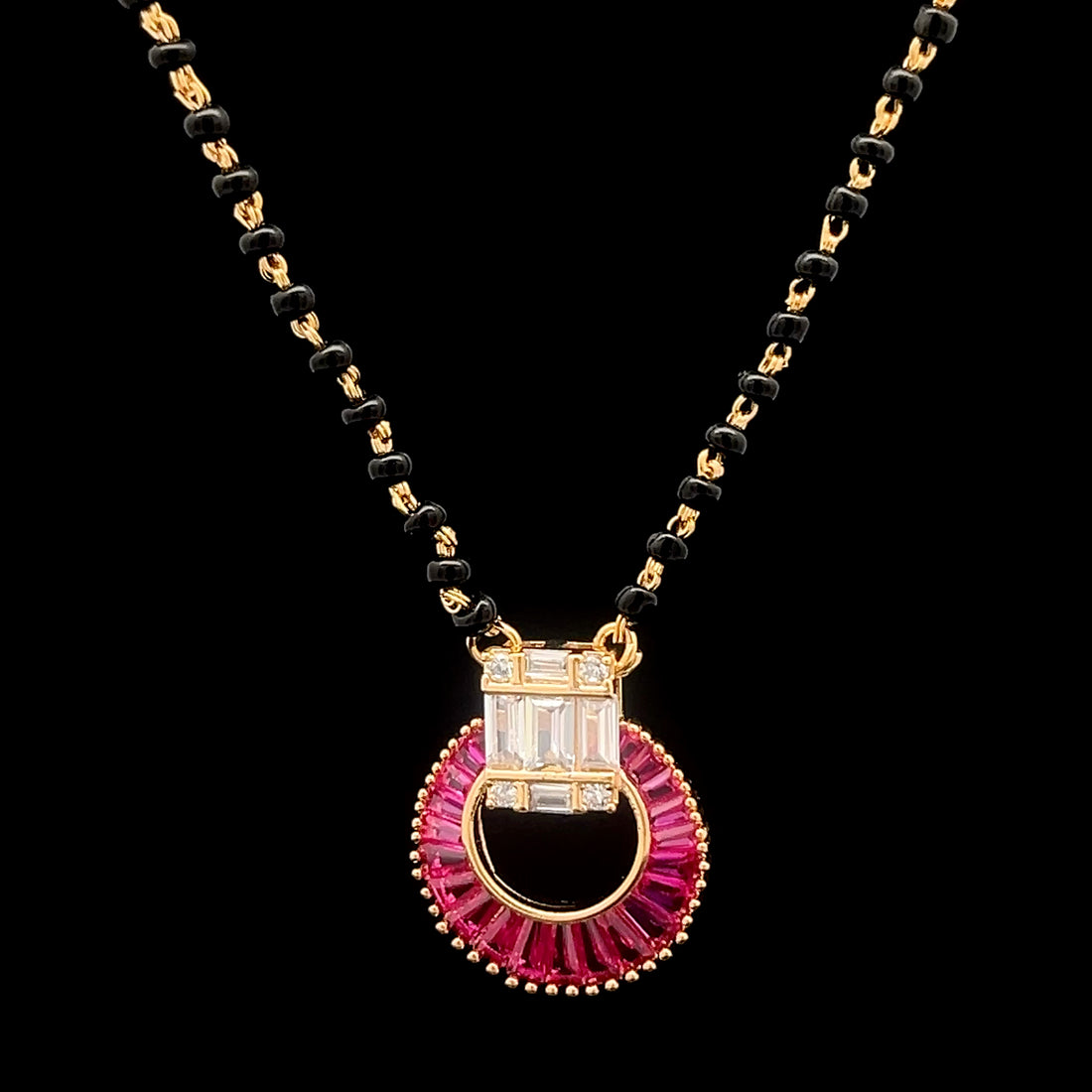 Zircon Mangalsutra  25024
