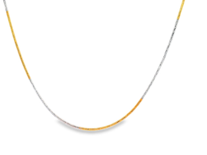 92.5 Sterling Silver Dual Aura Flex Chain 25492