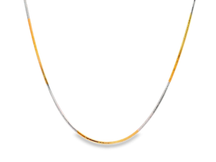 92.5 Sterling Silver Dual Aura Snake Chain 25496