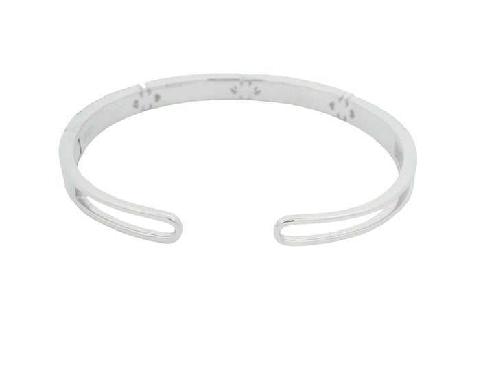 92.5 Sterling Silver Celeste Black Bar Kada 25697