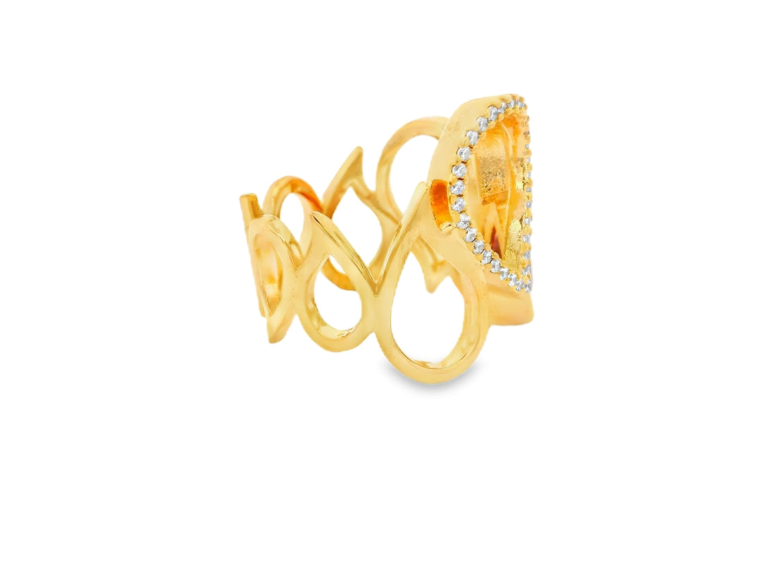 Zircon Finger Ring  27860
