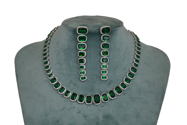 Zircon Royal Radiance Necklace Set 2987