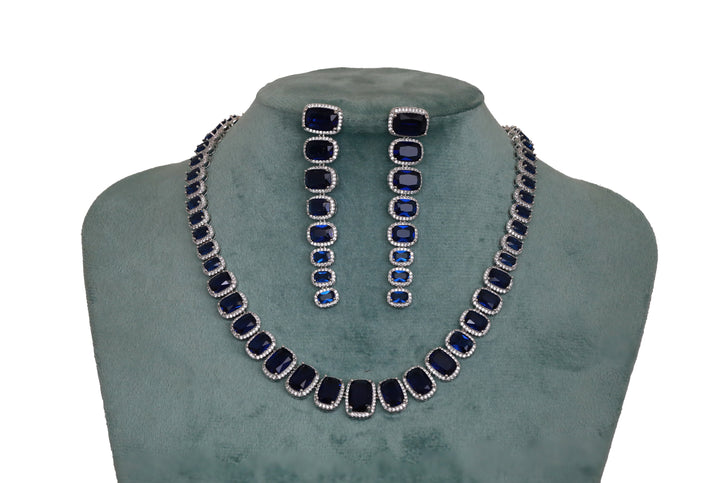 Zircon Royal Radiance Necklace Set 2987