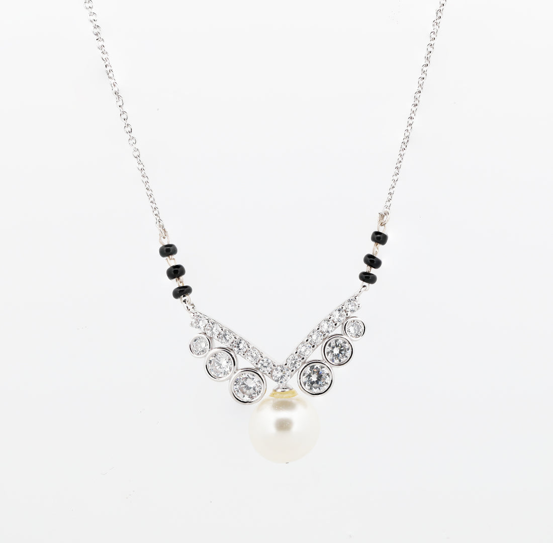 92.5 Silver Mangalsutra 15539