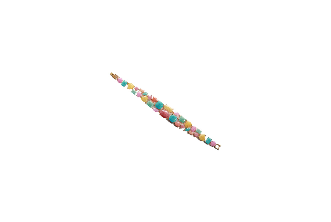 Zircon Pastel Stone Crush Bracelet 13072