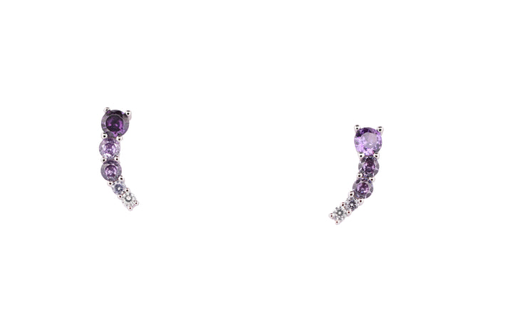 92.5 Sterling Silver Ear Climbers Earrings 11232