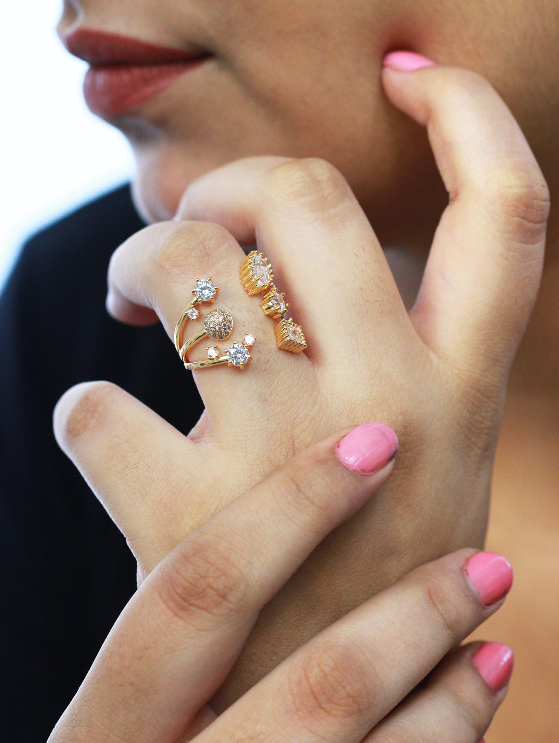 Zircon Finger Ring 17