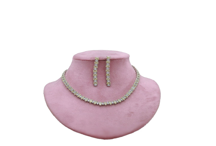 Zircon Classic Brilliance Necklace Set 4437