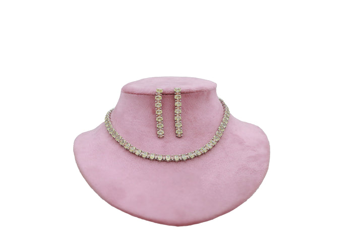 Zircon Classic Brilliance Necklace Set 4437