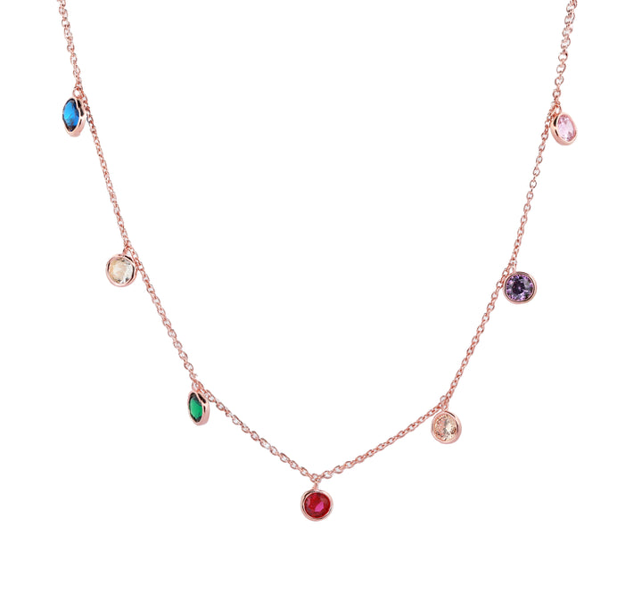 92.5 Sterling Silver Multi Bead Chain Pendant 15537