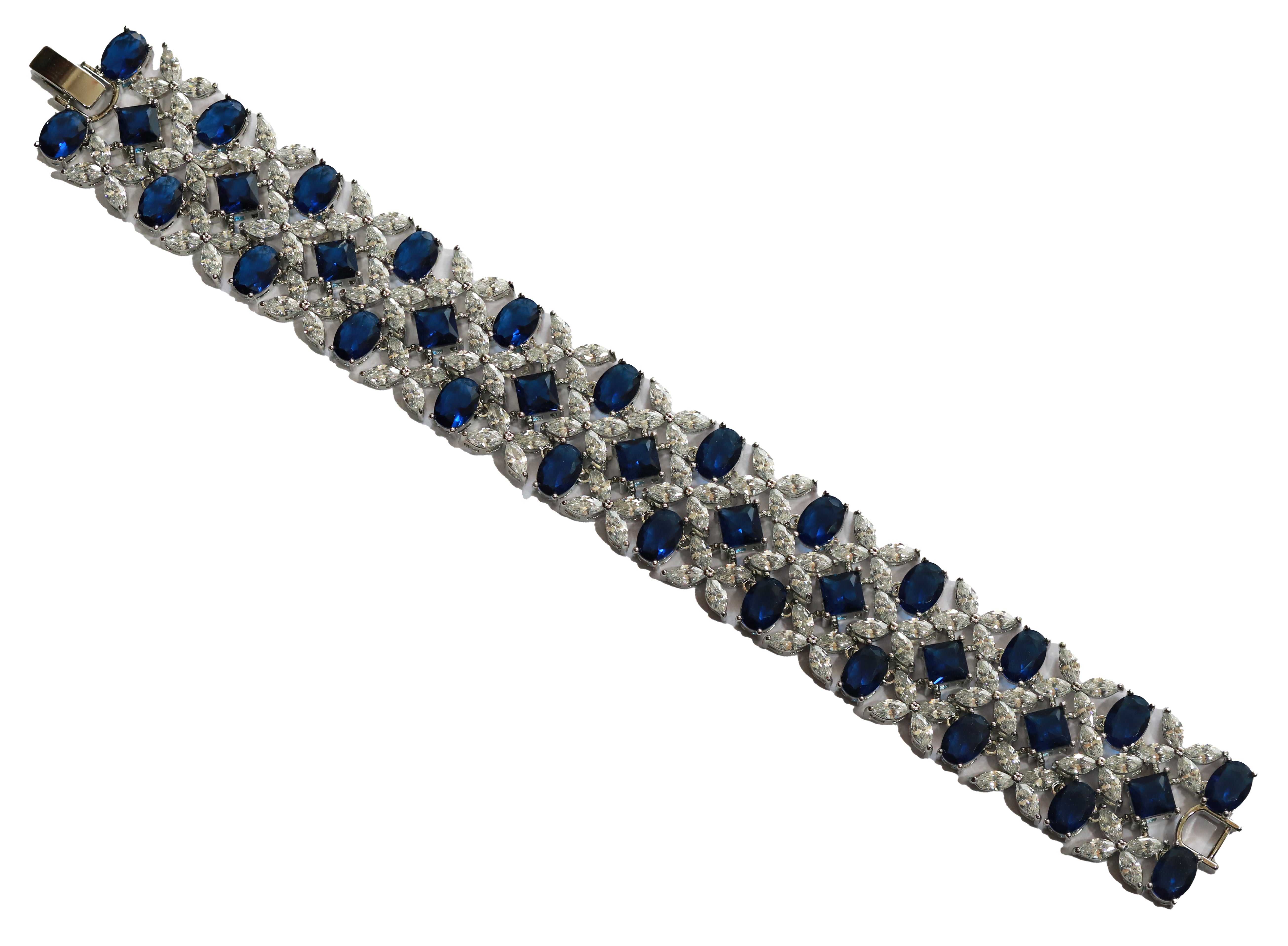 Zircon Grand Multi-colour Cluster Bracelet  5313