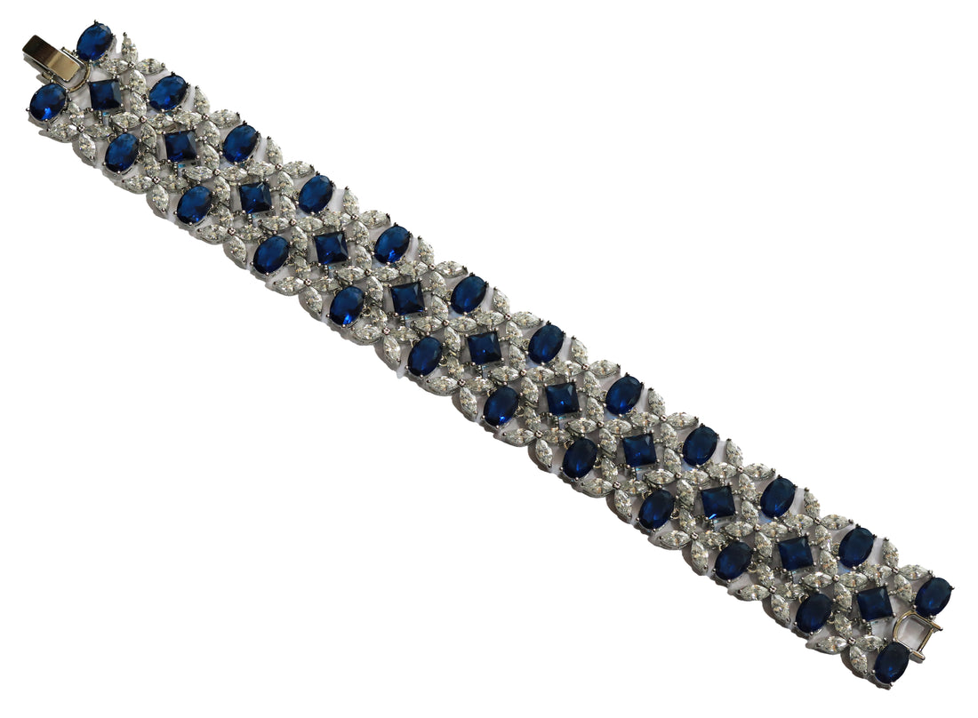 Zircon Grand Multi-colour Cluster Bracelet  5313