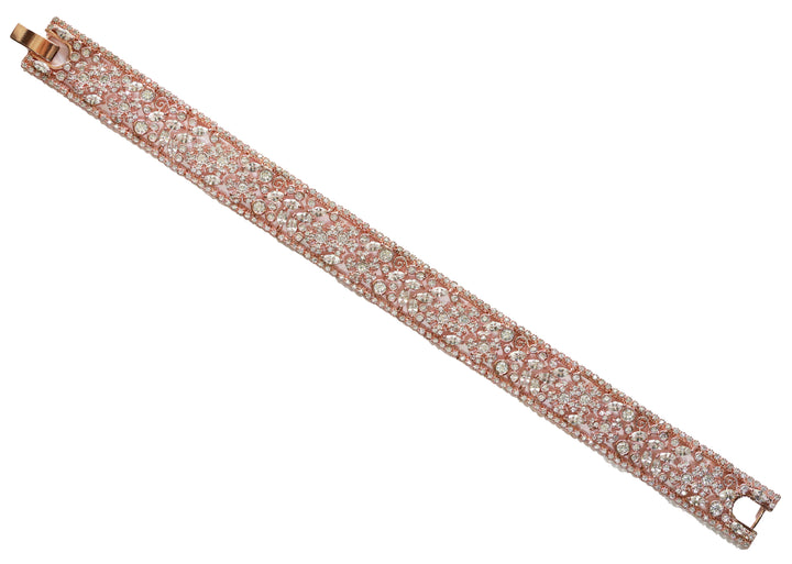 Zircon Crystal Bloom Cuff Bracelet 5316