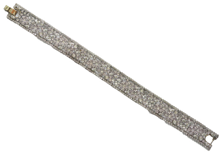 Zircon Crystal Bloom Cuff Bracelet 5316