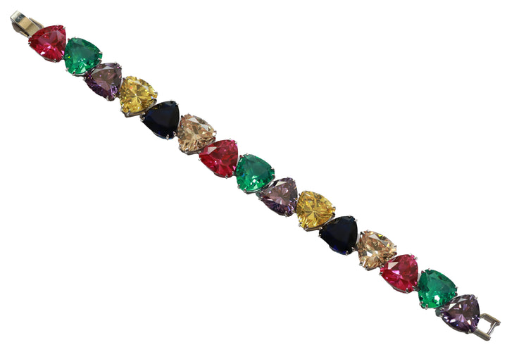 Zircon Trillion-Cut Stone Bracelet 5333