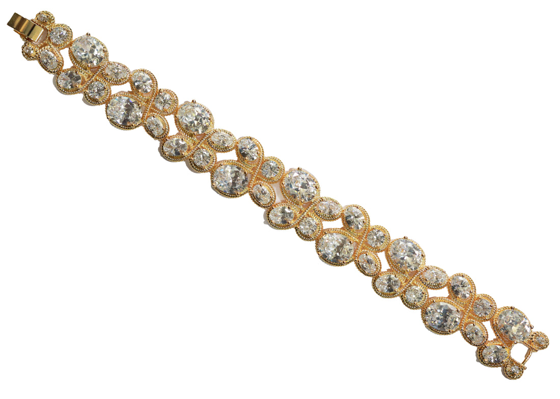 Zircon Designer Cluster Bracelet 5389