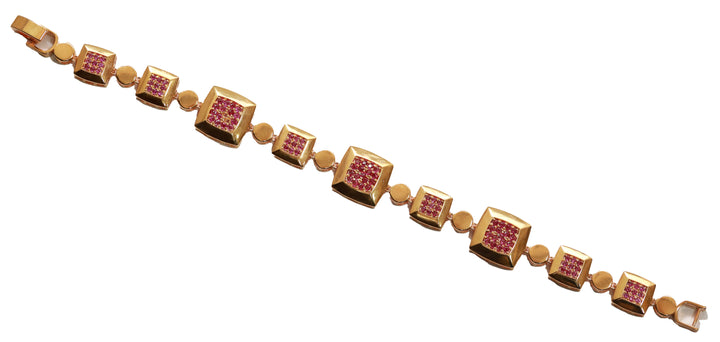 Zircon Square Motif  Bracelet 5403