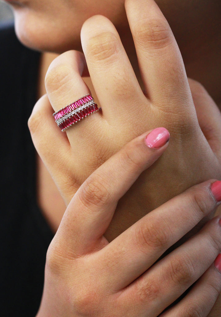 Zircon Finger Ring 57