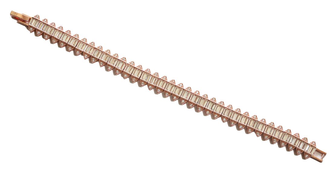 Zircon Multi-Cut Glam Bracelet 5514