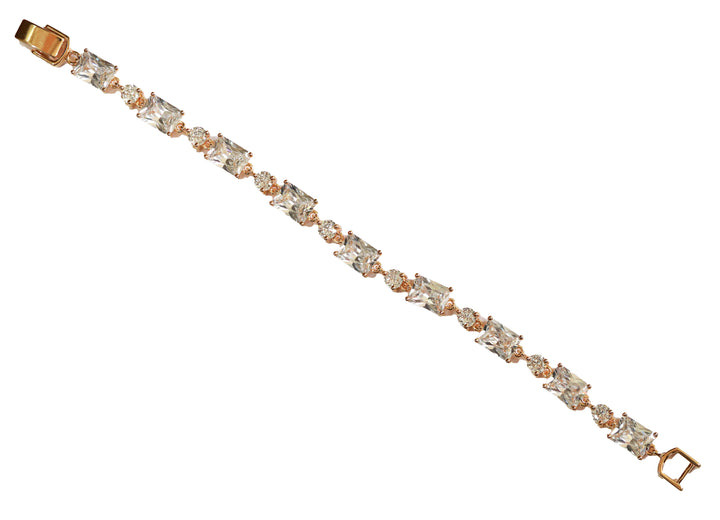 Zircon Dual-Cut Tennis Bracelet 5597