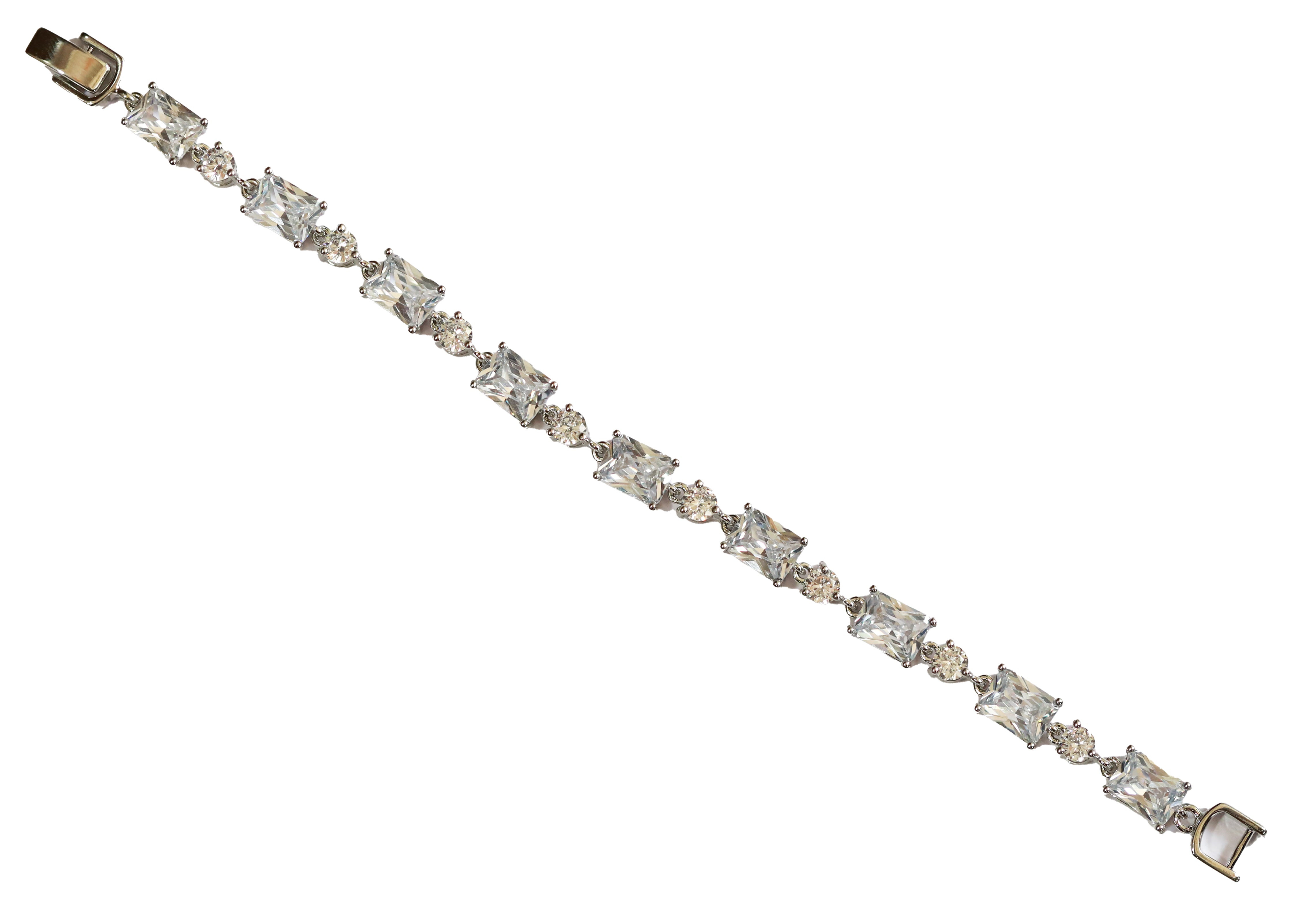 Zircon Dual-Cut Tennis Bracelet 5597