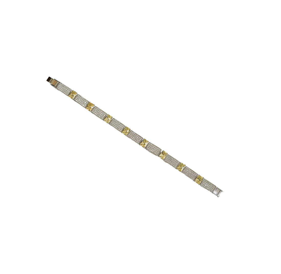 Zircon Box Pattern Bracelet  5602