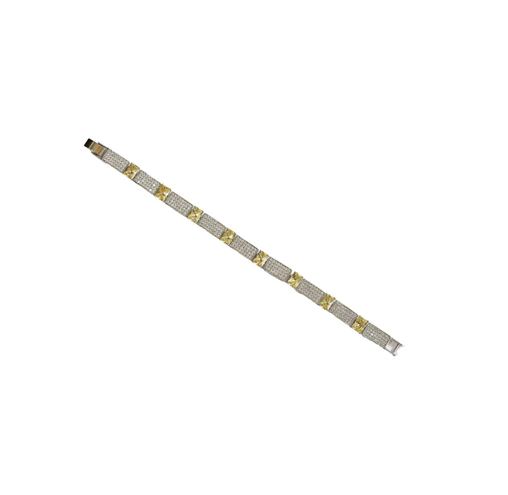Zircon Box Pattern Bracelet  5602