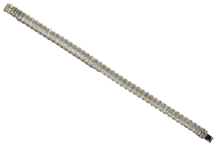Zircon Minimalist Emerald-Cut Link Bracelet 5662