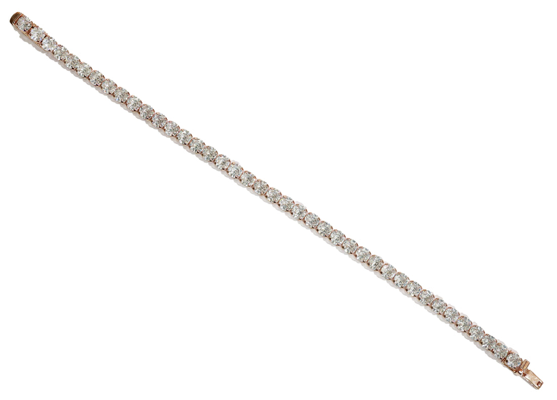 Zircon Minimalist Round-Cut Bracelet 5735