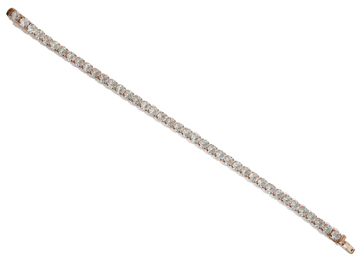 Zircon Minimalist Round-Cut Bracelet 5735