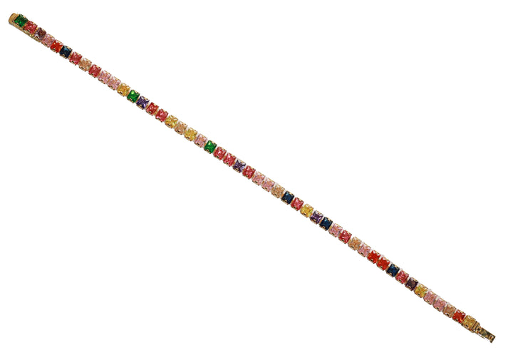 Zircon Minimalist Round-Cut Bracelet 5735