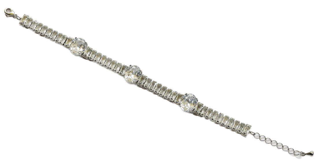 Zircon Mixed-Cut Line Bracelet 5576