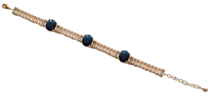 Zircon Mixed-Cut Line Bracelet 5576