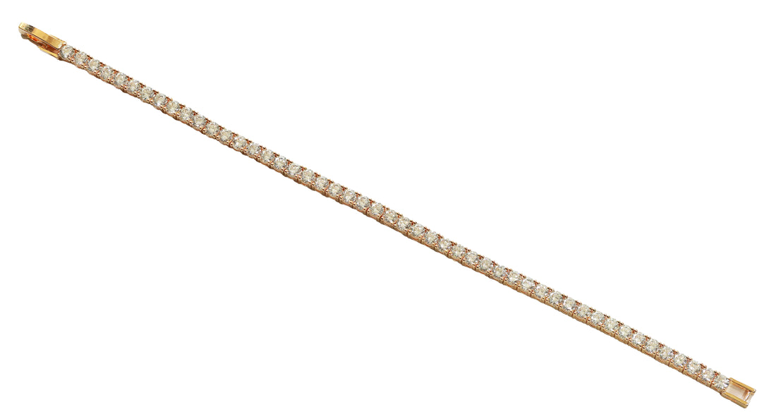 Zircon Round-Cut Link Bracelet 5886