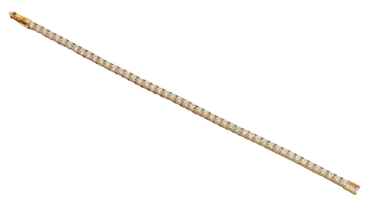 Zircon Round-Cut Link Bracelet 5886