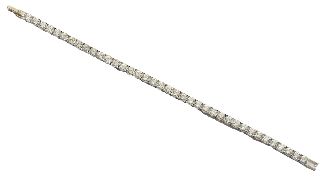 Zircon Round -Cut Link Bracelet 5889