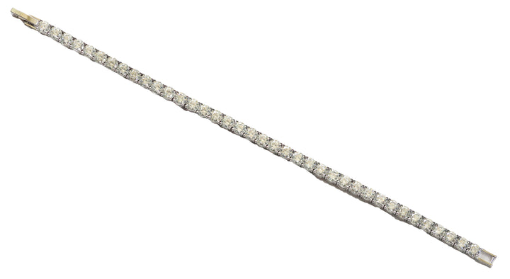 Zircon Round -Cut Link Bracelet 5889