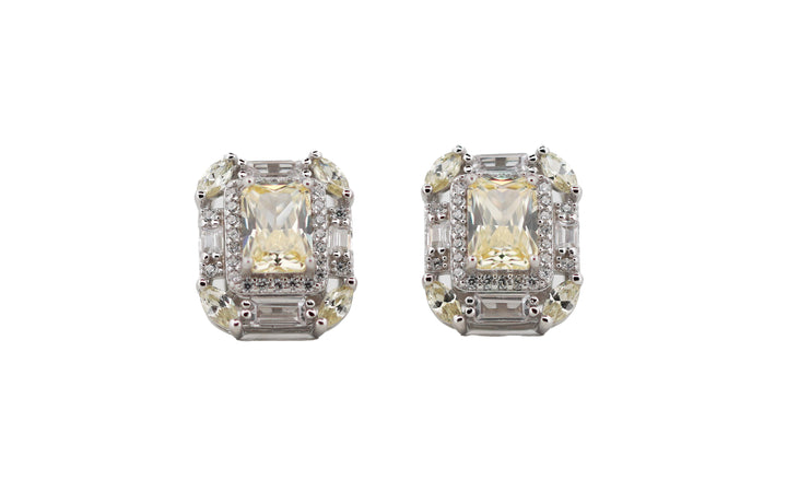 92.5 Sterling Silver Statement Stud  Earrings 15764