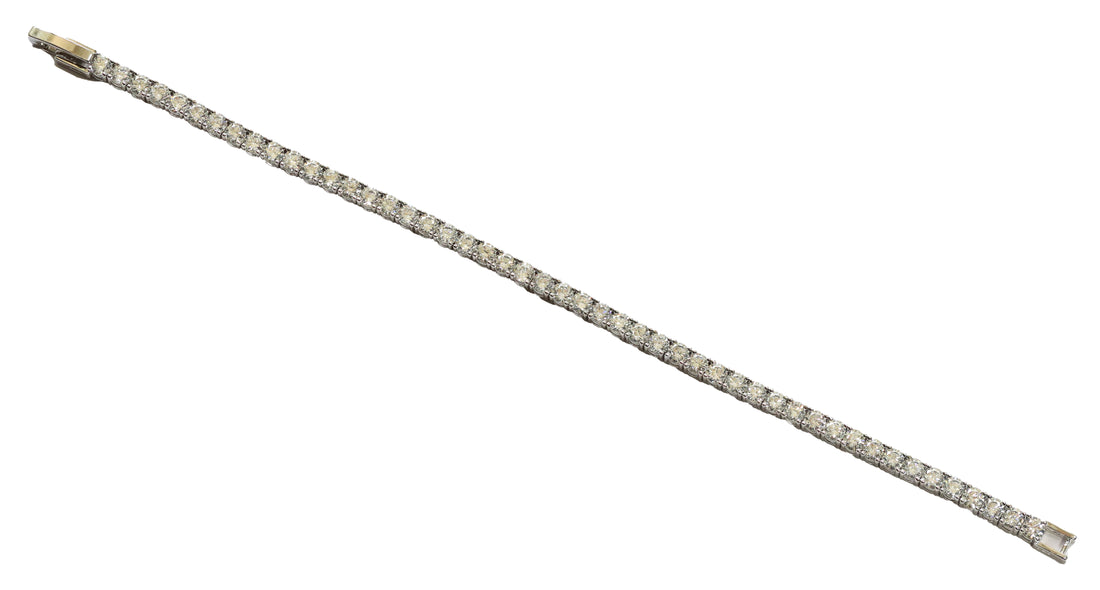 Zircon Round-Cut Link Bracelet 5886