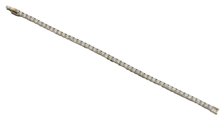 Zircon Round-Cut Link Bracelet 5886