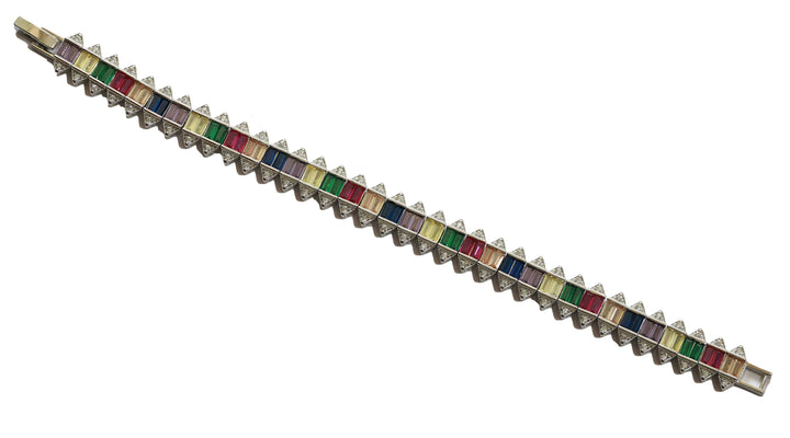Zircon Multi-Cut Glam Bracelet 5514