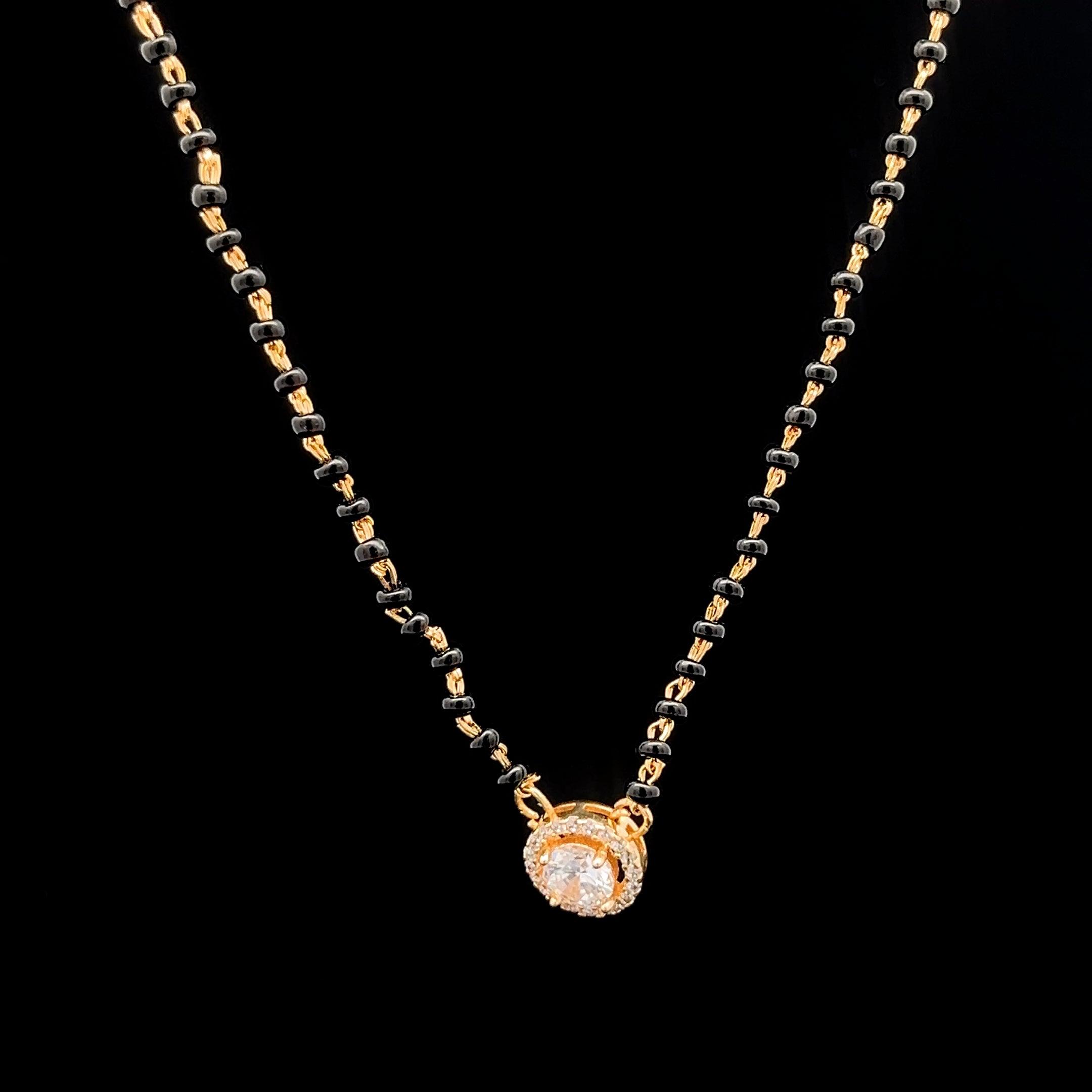 Zircon Mangalsutra  7542