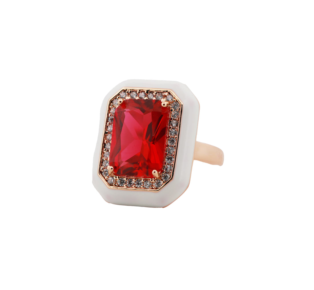 Zircon Finger Ring 62