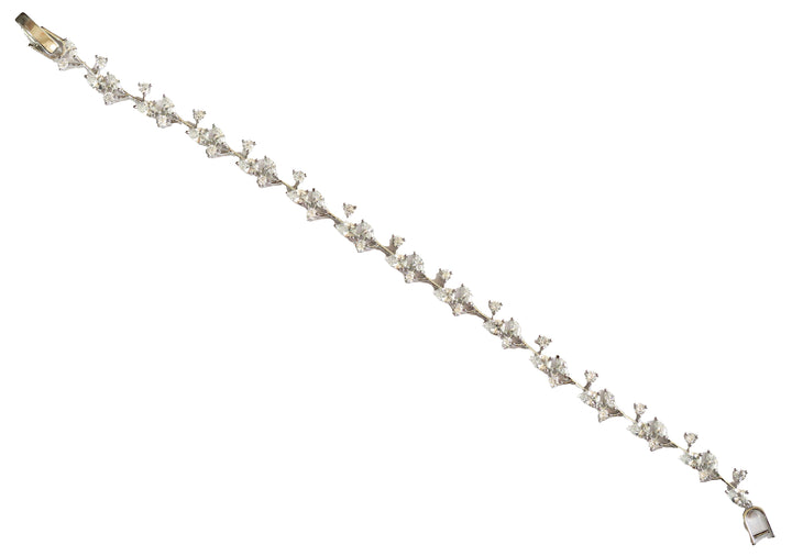 Zircon Leaf Cluster Bracelet 8965